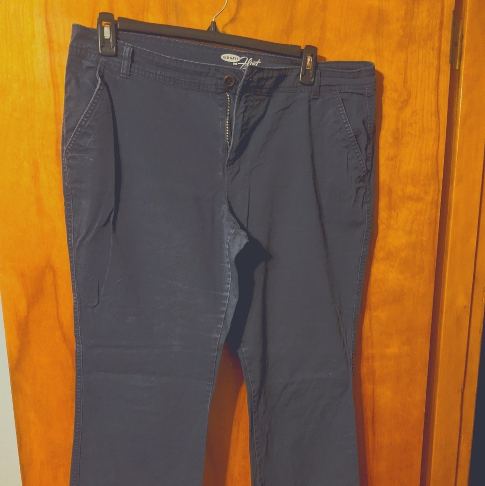 Navy Casual Pants